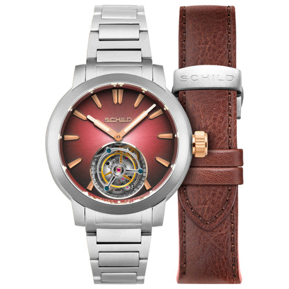 Front view of Schild Friedrich Men's Manual-Wind Watch SC-1013-44