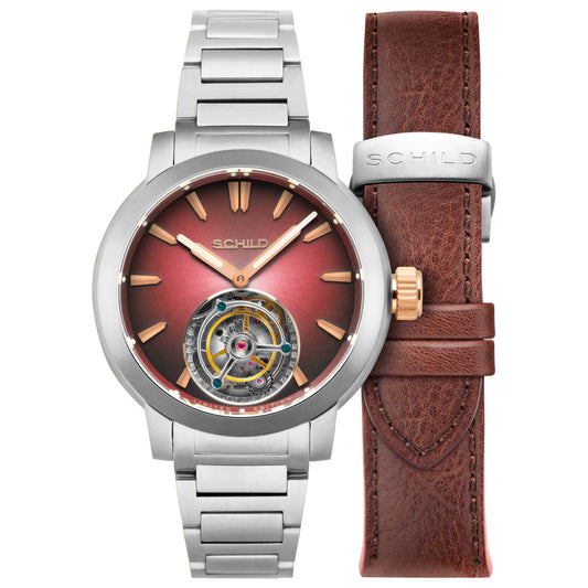 Front view of Schild Friedrich Men's Manual-Wind Watch SC-1013-44