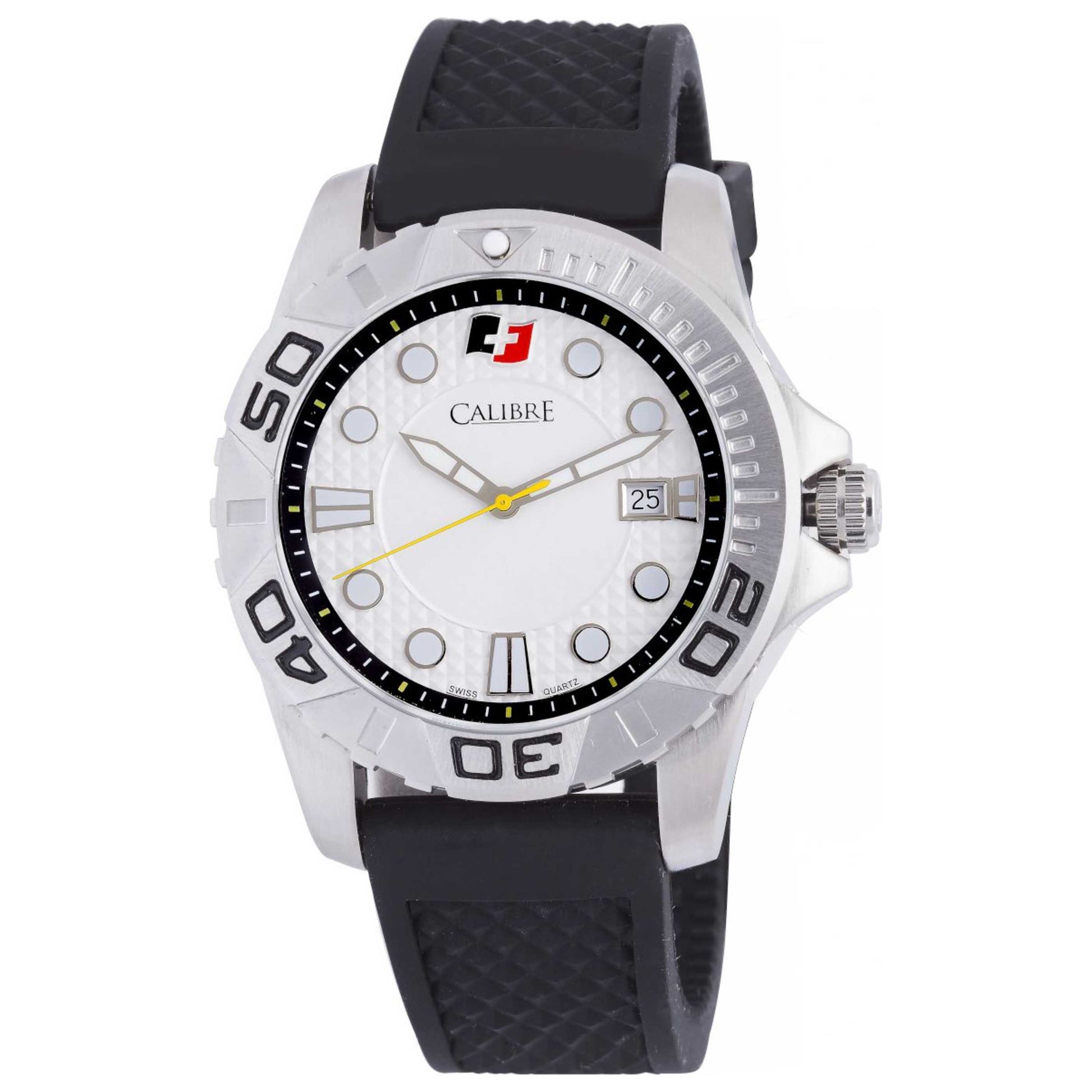 Front view of Calibre Akron Men's Quartz Watch SC-4A1-04-001