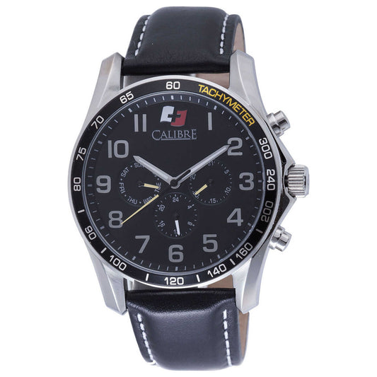 Front view of Calibre Buffalo Men's Quartz Watch SC-4B1-04-007.1.7