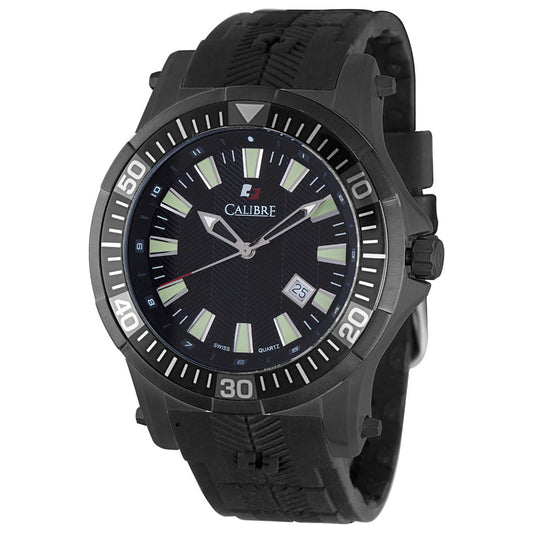 Front view of Calibre Hawk Date Men's Quartz Watch SC-4H1-13-007