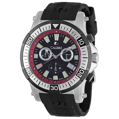 Front view of Calibre Hawk Chrono Men's Quartz Watch SC-4H2-04-007.4