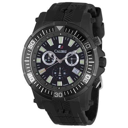Front view of Calibre Hawk Chrono Men's Quartz Watch SC-4H2-13-007