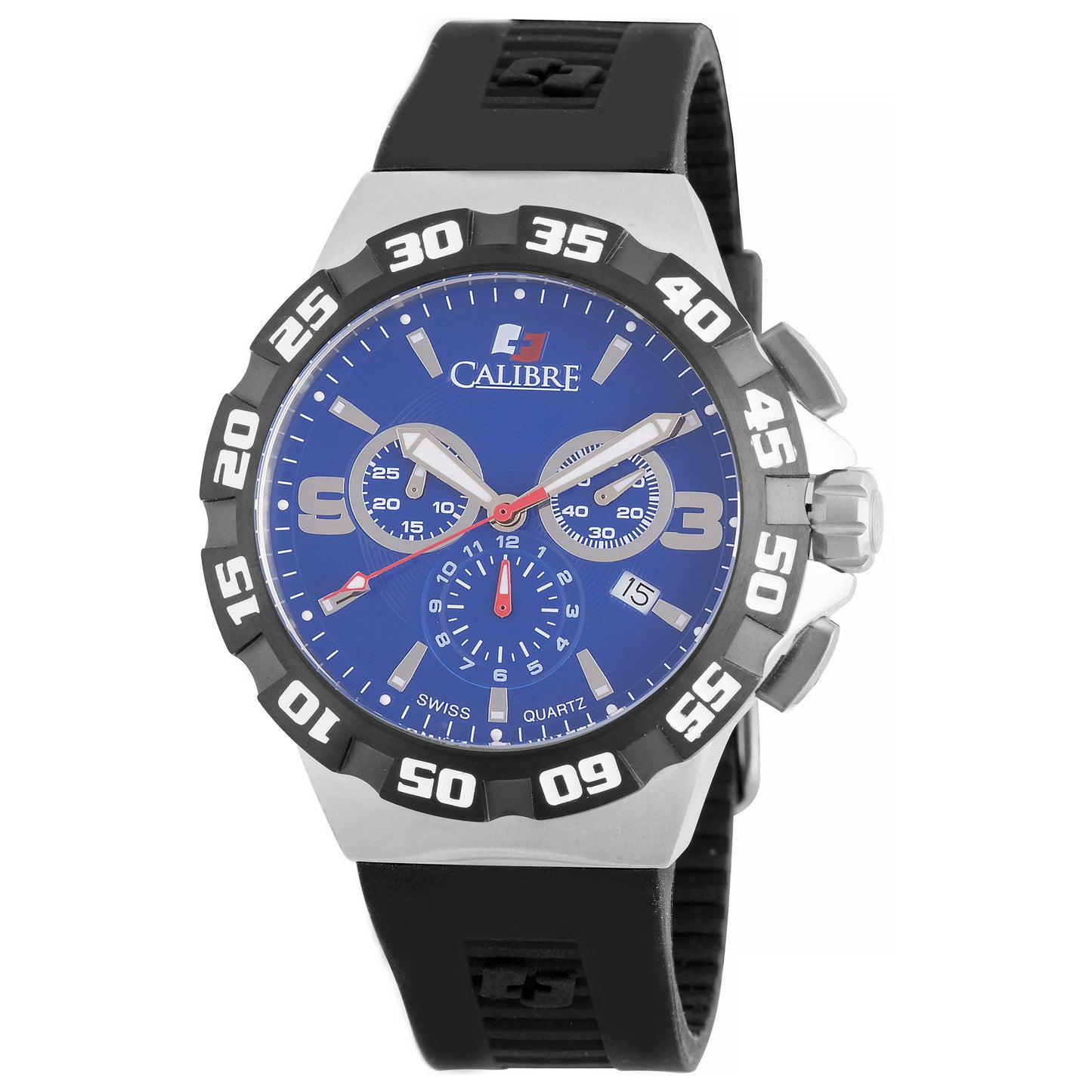Front view of Calibre Lancer Men's Quartz Watch SC-4L2-04-003