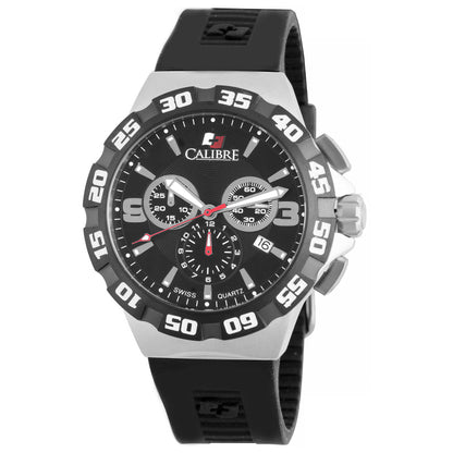 Front view of Calibre Lancer Men's Quartz Watch SC-4L2-04-007