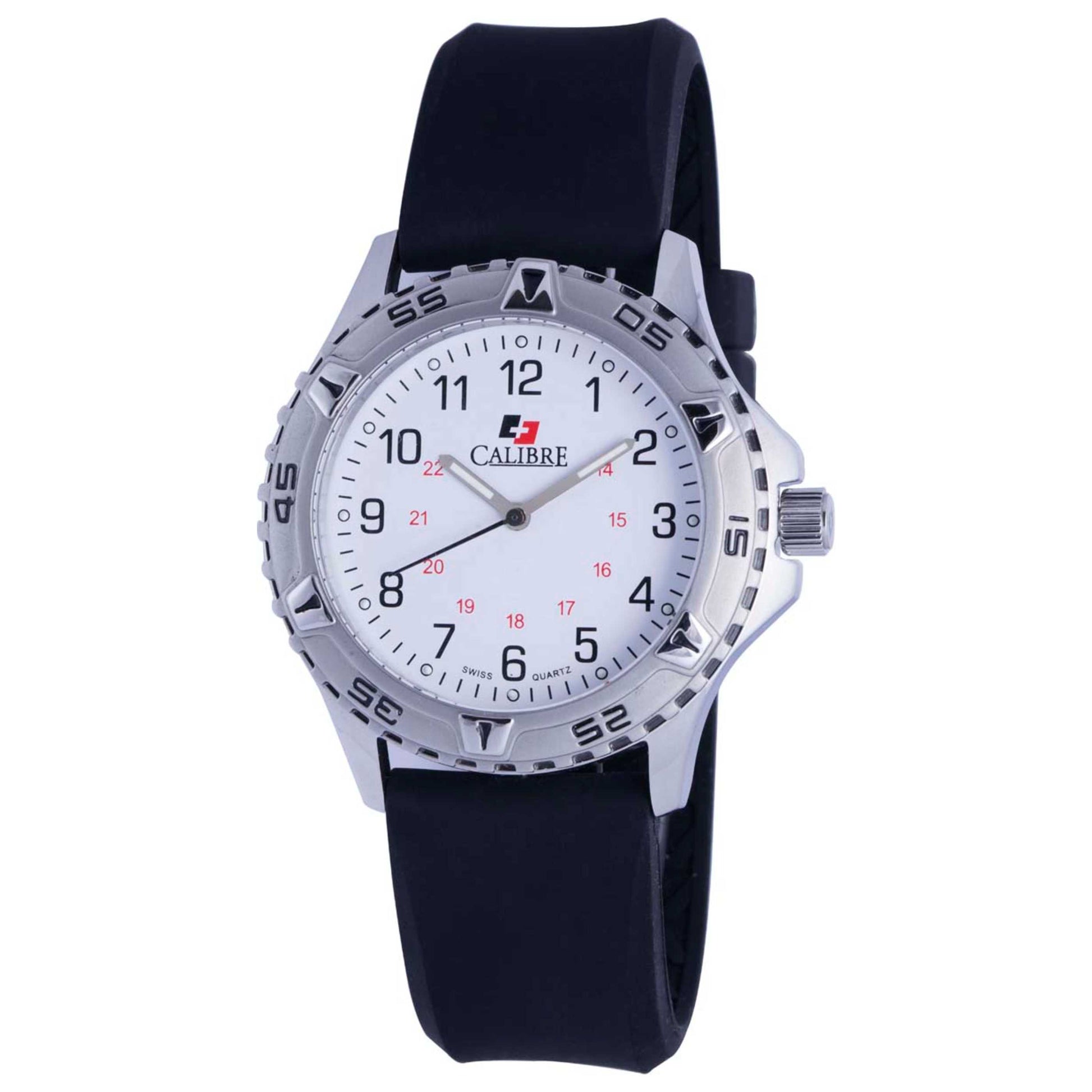 Front view of Calibre Sea Wolf Men's Quartz Watch SC-4S1-04-001R