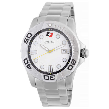 Front view of Calibre Akron Men's Quartz Watch SC-5A1-04-001