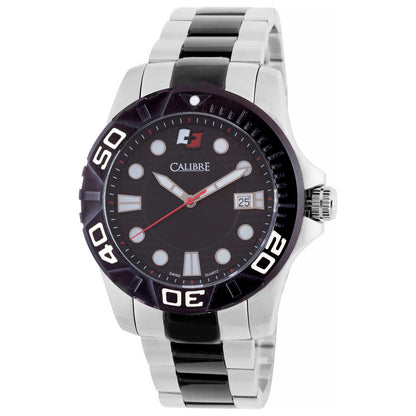 Front view of Calibre Akron Men's Quartz Watch SC-5A1-04-007