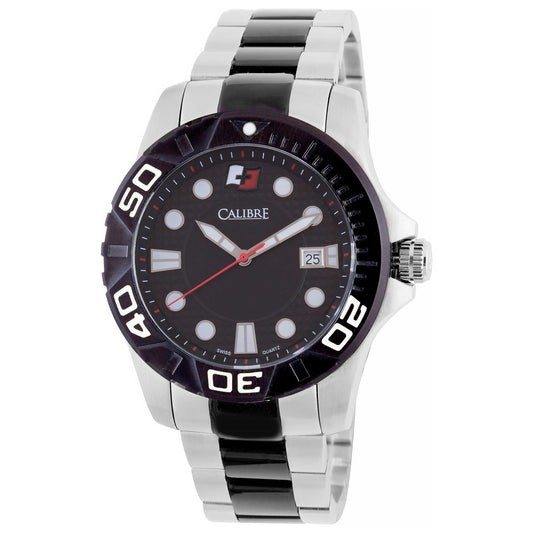 Front view of Calibre Akron Men's Quartz Watch SC-5A1-04-007