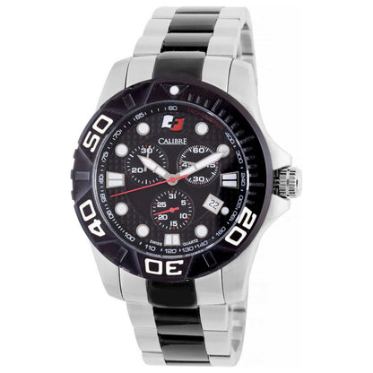 Front view of Calibre Akron Men's Quartz Watch SC-5A2-04-007