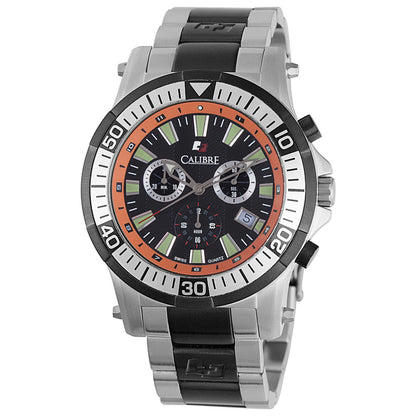 Front view of Calibre Hawk Chrono Men's Quartz Watch SC-5H2-04-007.079