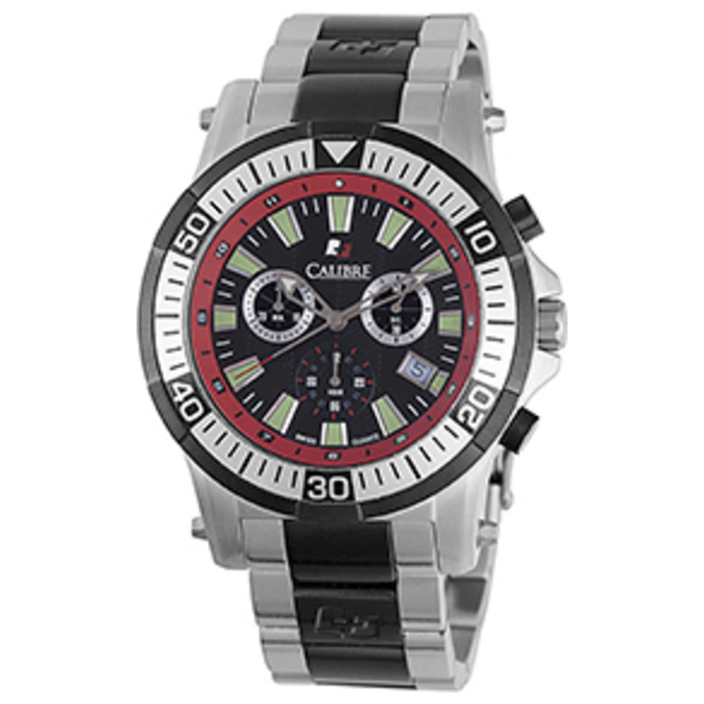 Front view of Calibre Hawk Chrono Men's Quartz Watch SC-5H2-04-007.4
