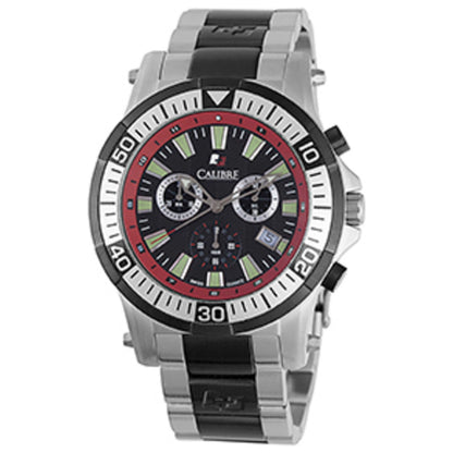 Front view of Calibre Hawk Chrono Men's Quartz Watch SC-5H2-04-007.4