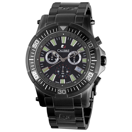 Front view of Calibre Hawk Chrono Men's Quartz Watch SC-5H2-13-007