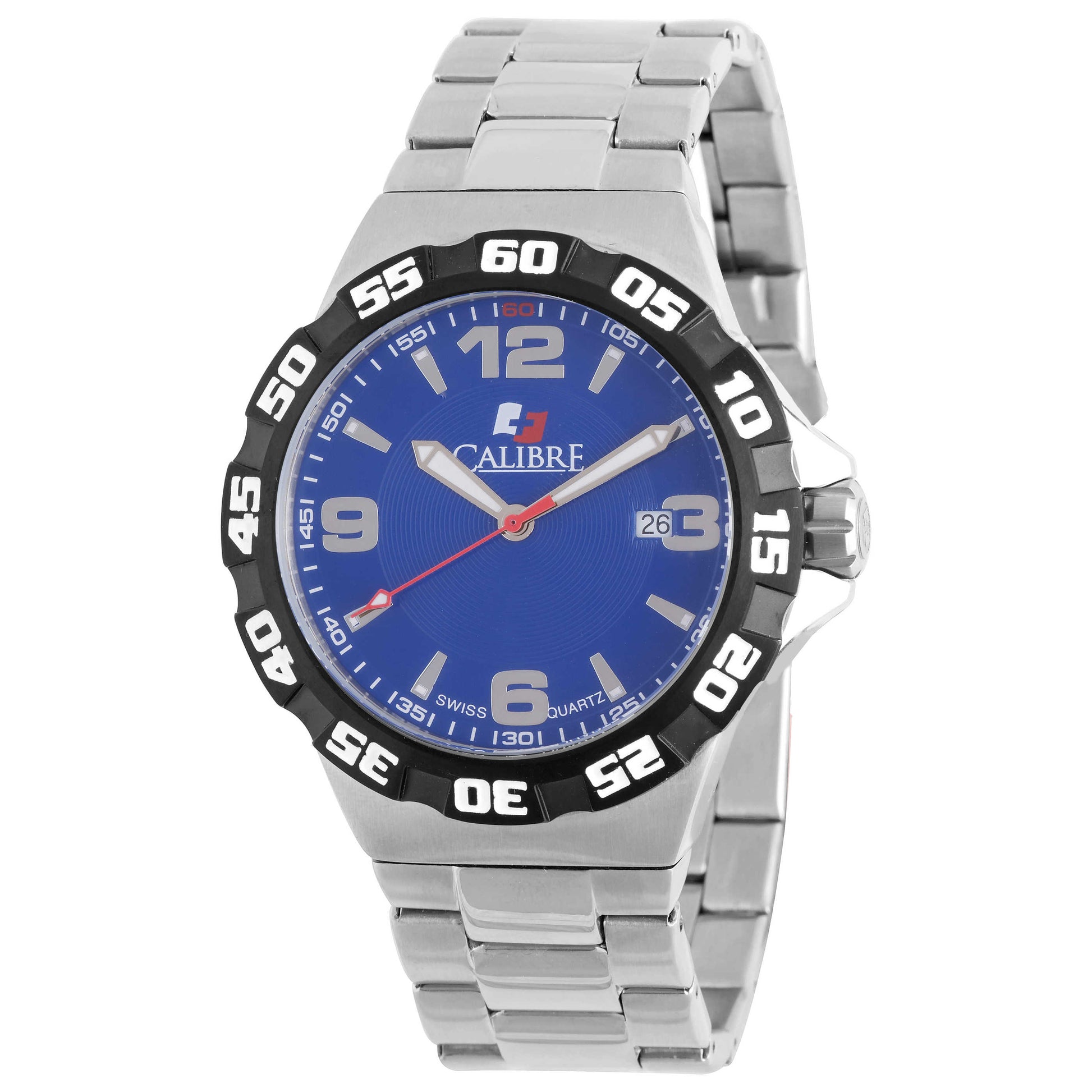 Front view of Calibre Lancer Men's Quartz Watch SC-5L1-04-003