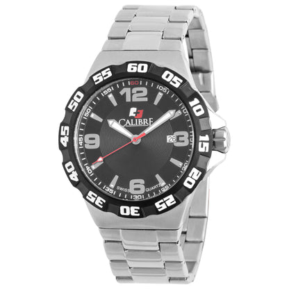 Front view of Calibre Lancer Men's Quartz Watch SC-5L1-04-007