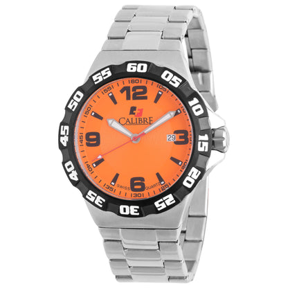 Front view of Calibre Lancer Men's Quartz Watch SC-5L1-04-079
