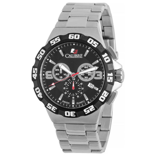 Front view of Calibre Lancer Men's Quartz Watch SC-5L2-04-007