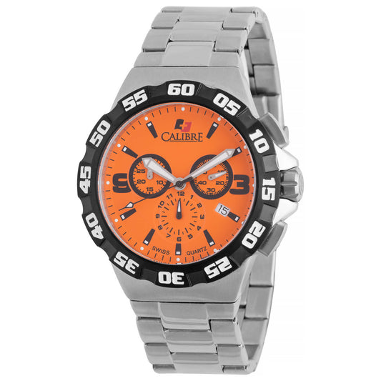 Front view of Calibre Lancer Men's Quartz Watch SC-5L2-04-079