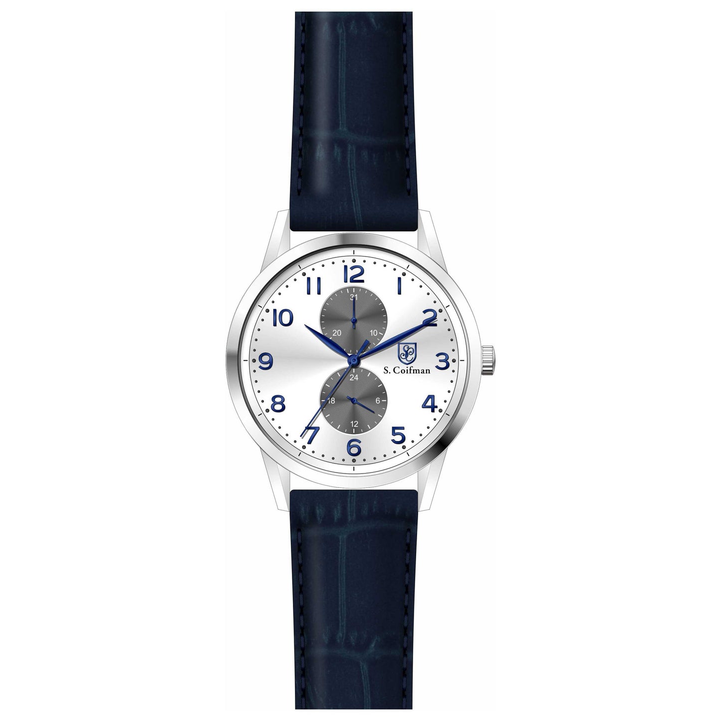 Front view of S. Coifman Classic Men's Quartz Watch SC0488