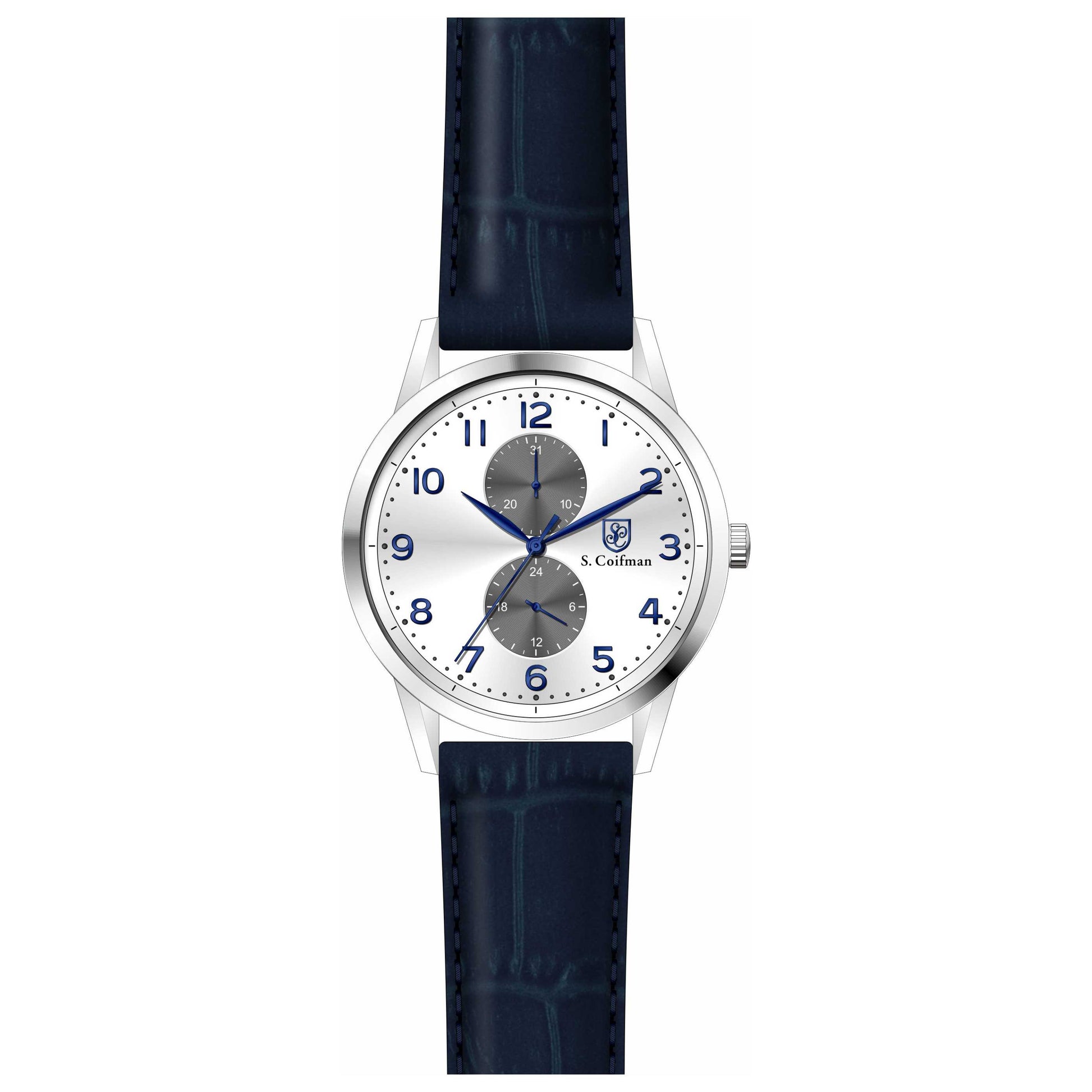 Front view of S. Coifman Classic Men's Quartz Watch SC0488