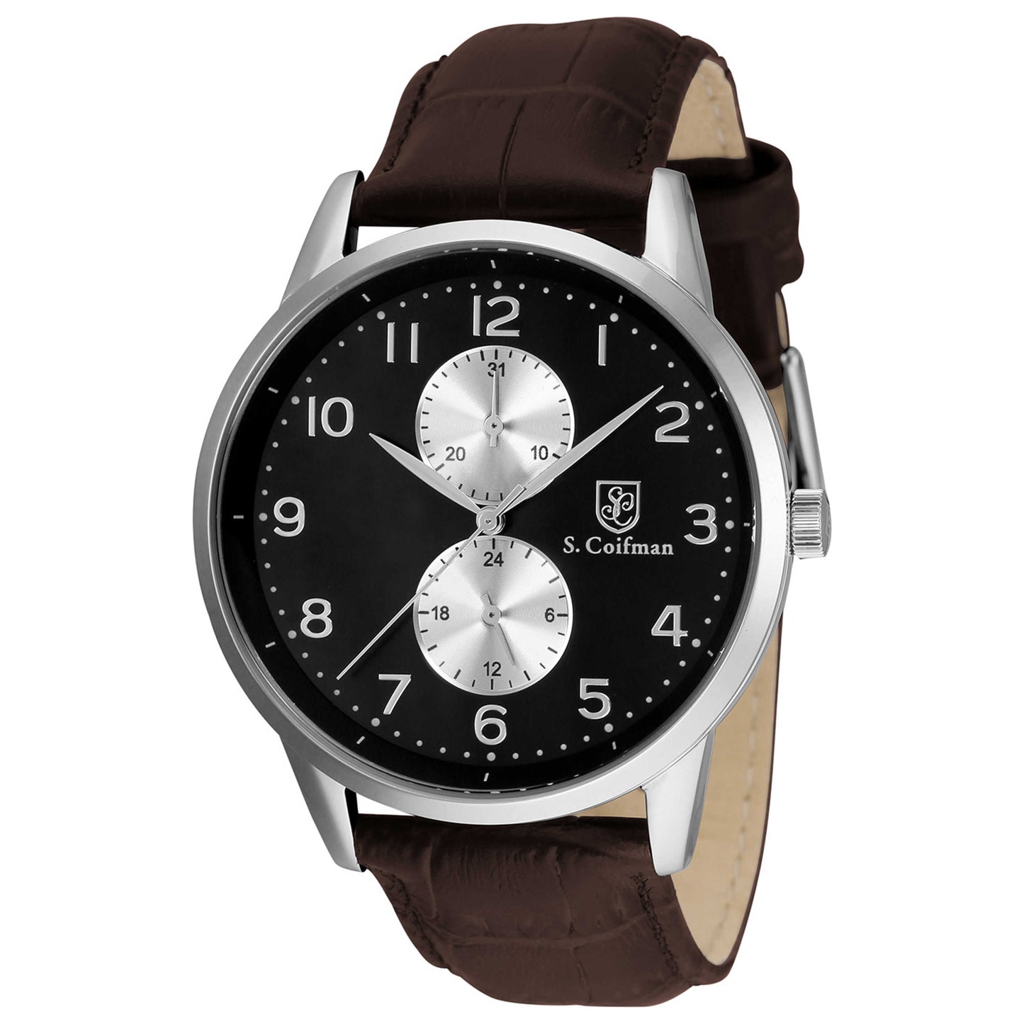 Front view of S. Coifman Classic Men's Quartz Watch SC0489