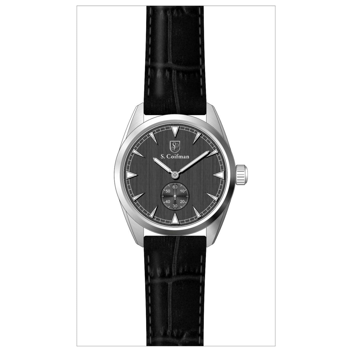 Front view of S. Coifman Classic Men's Quartz Watch SC0529