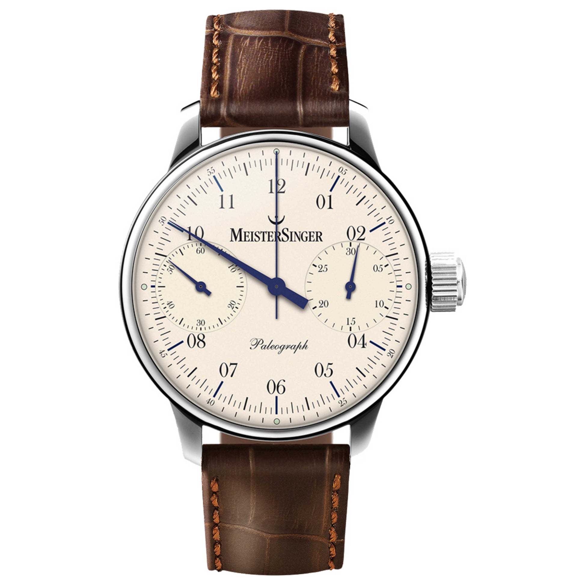 Front view of MeisterSinger Paleograph Men's Automatic Watch SC103