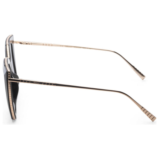 Left view of Chopard Women's Sunglasses SCH319M540BLK