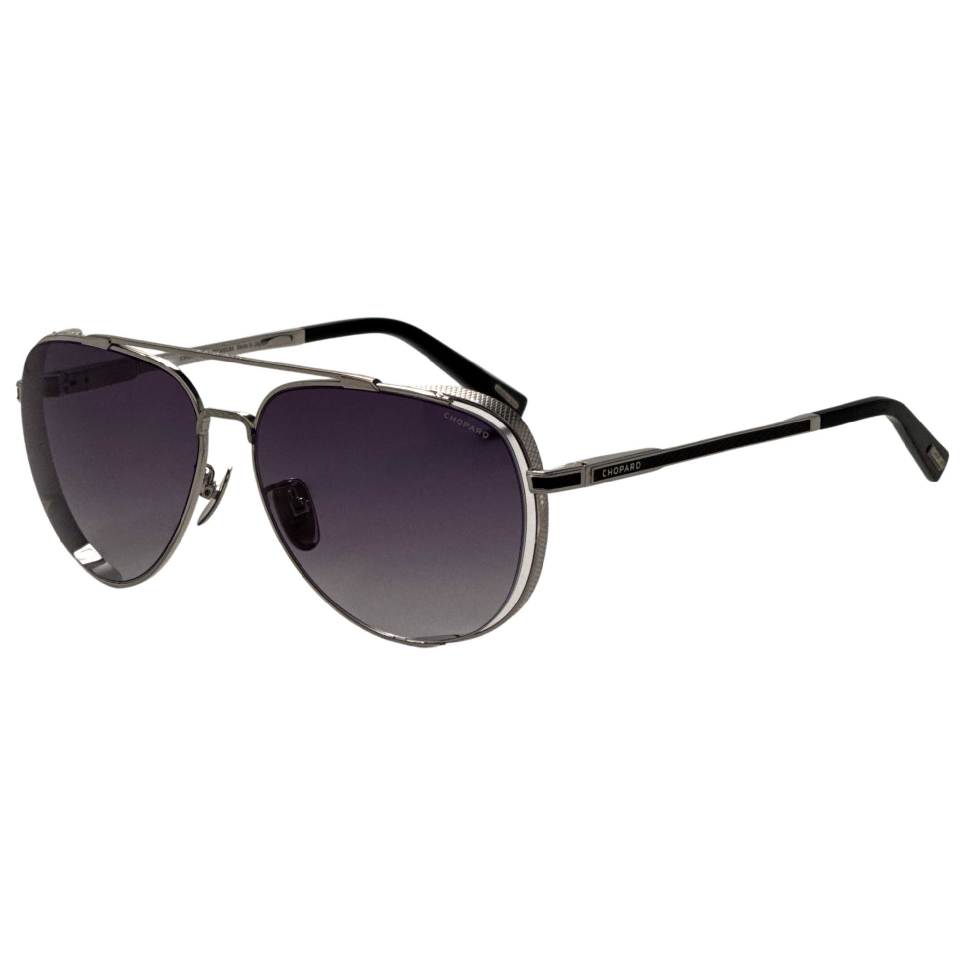 Front view of Chopard Men's Sunglasses SCHC33M600K07