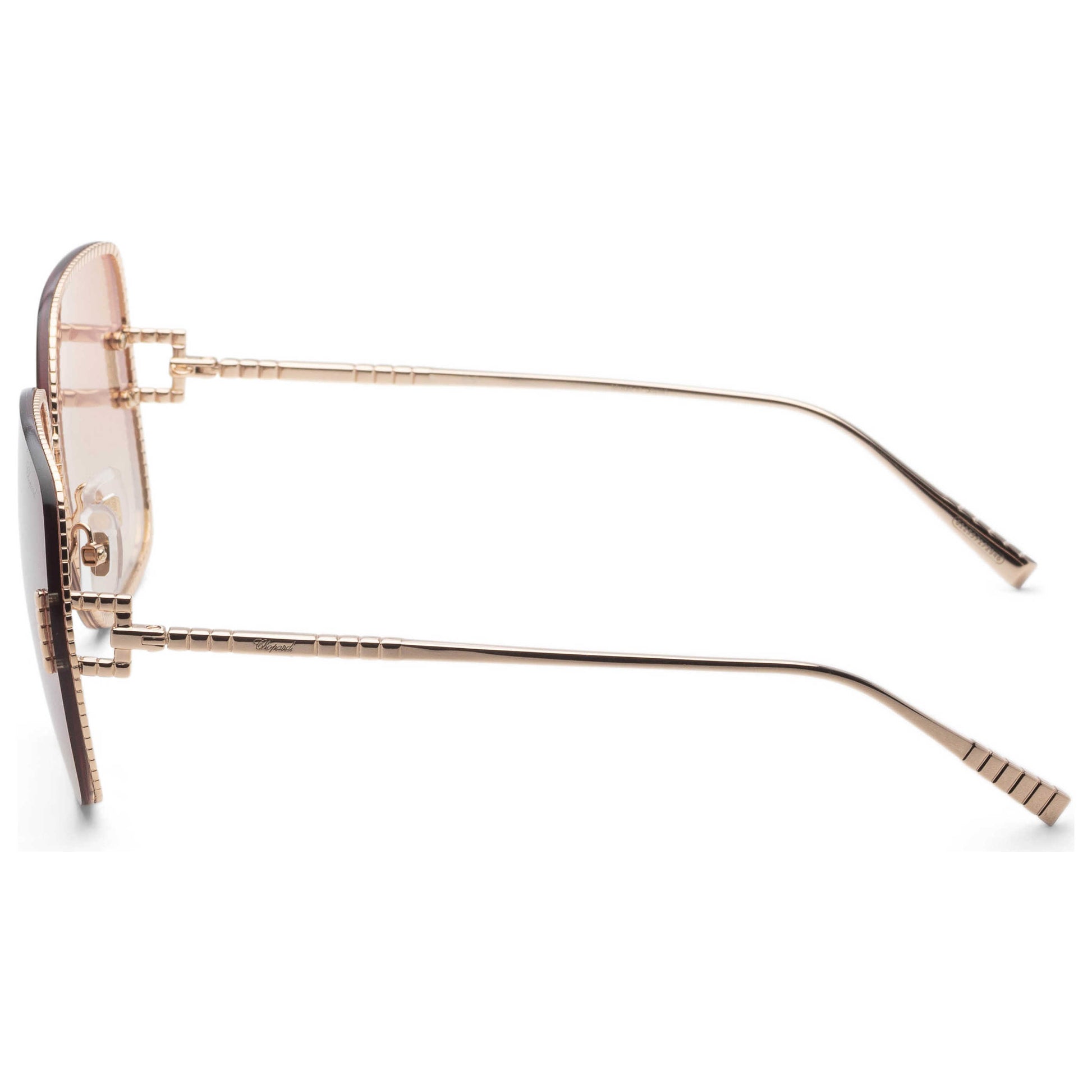 Left view of Chopard Women's Sunglasses SCHF72M62300X