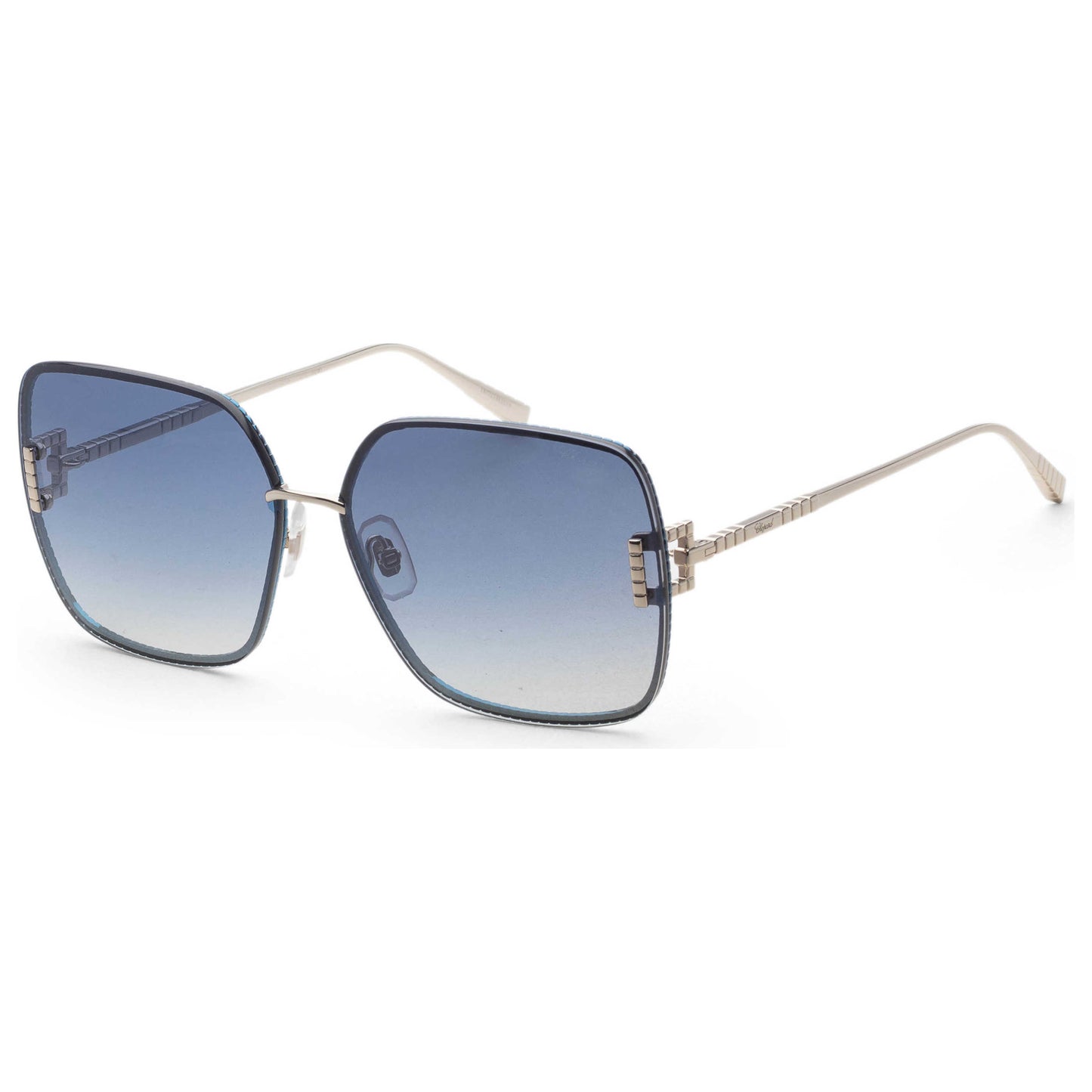 Front view of Chopard Women's Sunglasses SCHF72M62SNAZ
