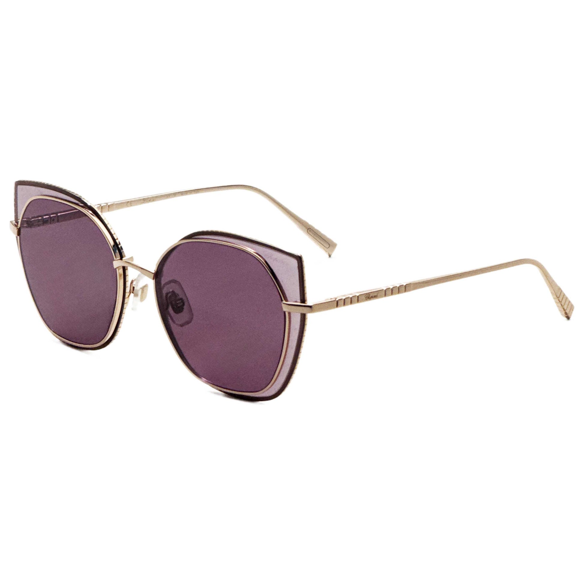 Front view of Chopard Women's Sunglasses SCHF74M59300Y