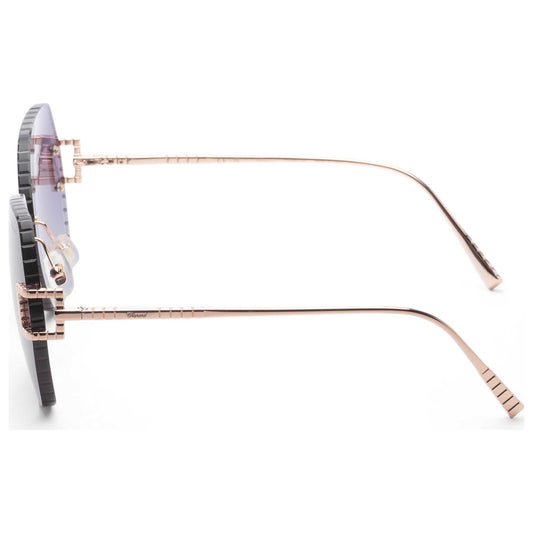 Left view of Chopard Women's Sunglasses SCHG31M6408FC