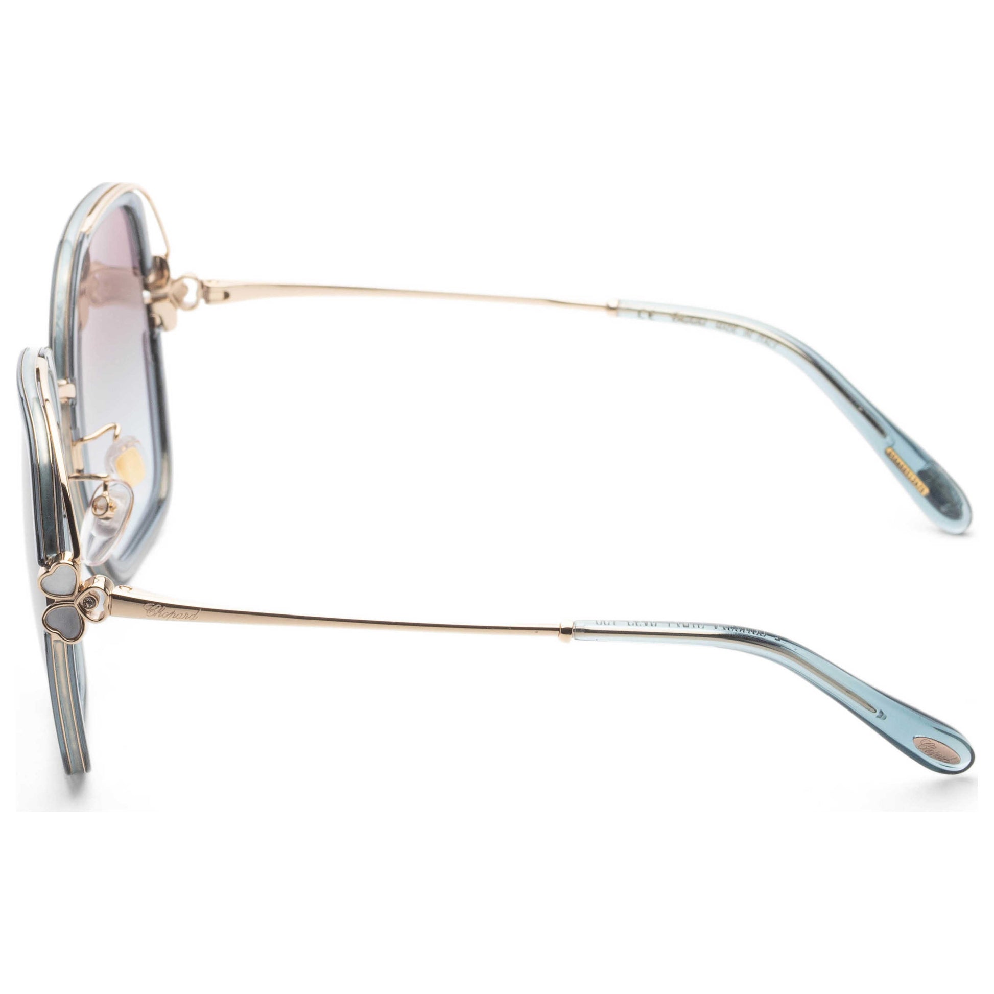 Left view of Chopard Women's Sunglasses SCHG32V570V93