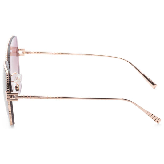 Left view of Chopard Women's Sunglasses SCHL28M5908FC