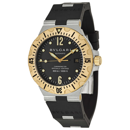 Front view of Bulgari Diagono Professional Men's Automatic Watch SD40SGVDAUTO