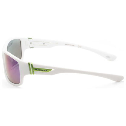 Left view of Skechers Men's Sunglasses SE5085S-WHT2P-61