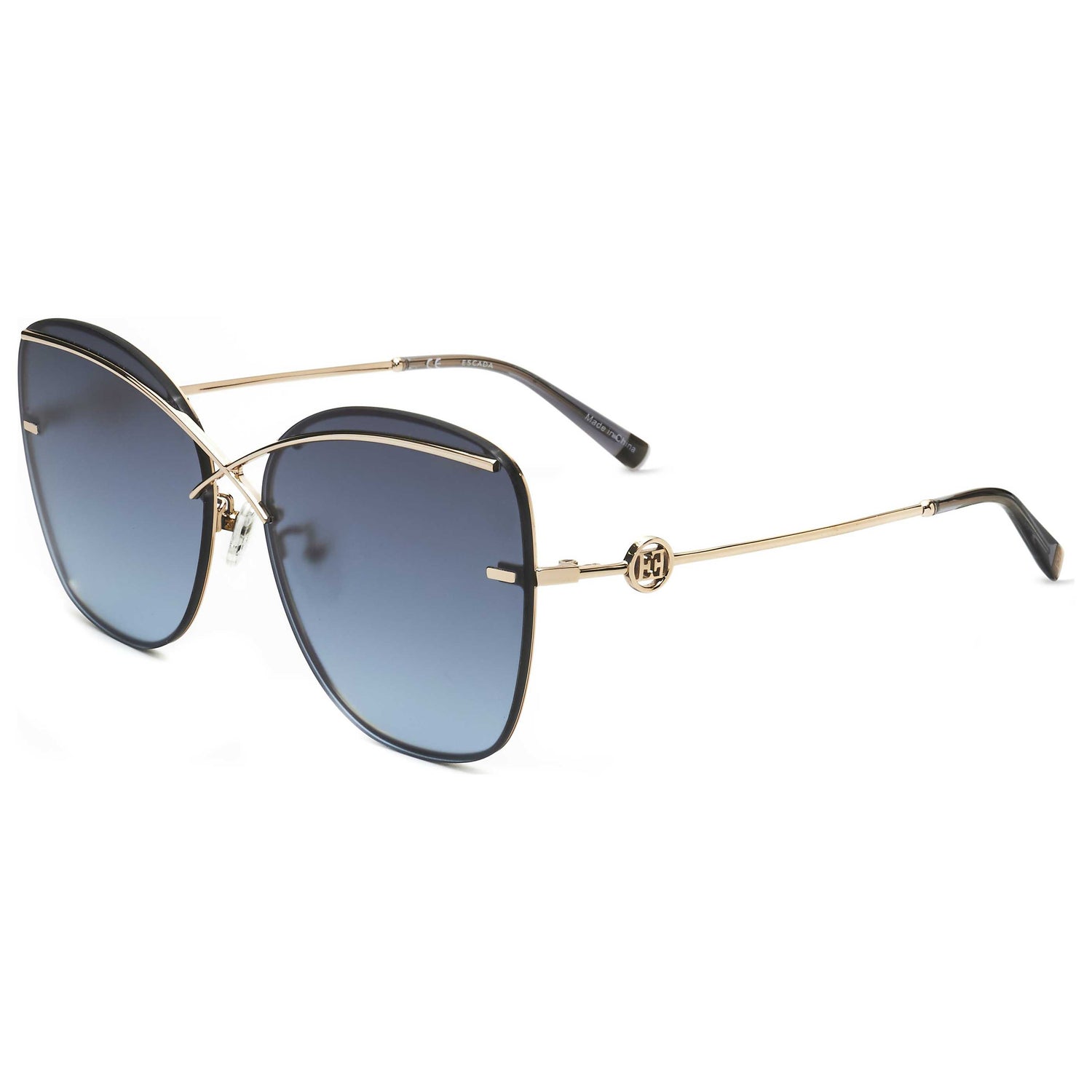 Front view of Escada Women's Sunglasses SESC10F-300X-61