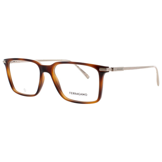 Front view of Ferragamo Men's Eyeglasses SF-SF2977-240-53