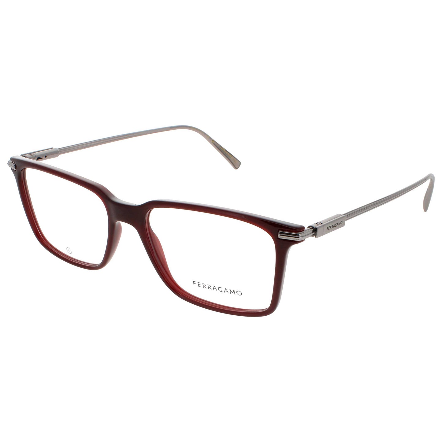 Front view of Ferragamo Men's Eyeglasses SF-SF2977-653-53