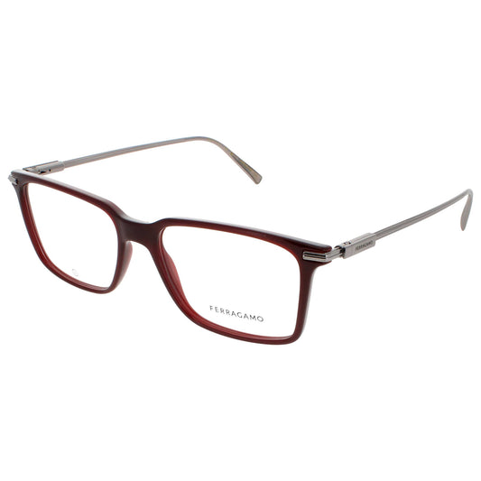Front view of Ferragamo Men's Eyeglasses SF-SF2977-653-53