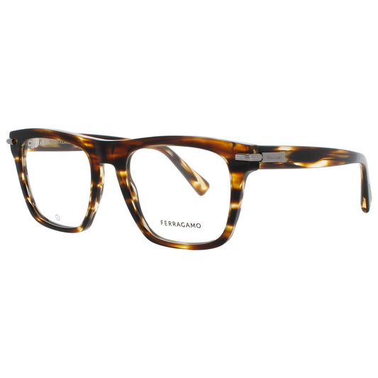 Front view of Ferragamo Men's Eyeglasses SF-SF3015-216-53