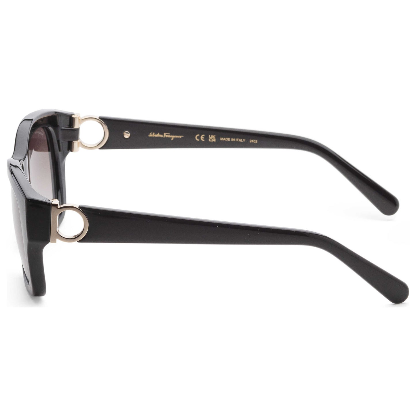Left view of Ferragamo Women's Sunglasses SF1012S-001