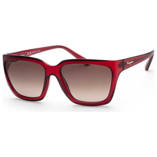 Front view of Ferragamo Women's Sunglasses SF1018S-655