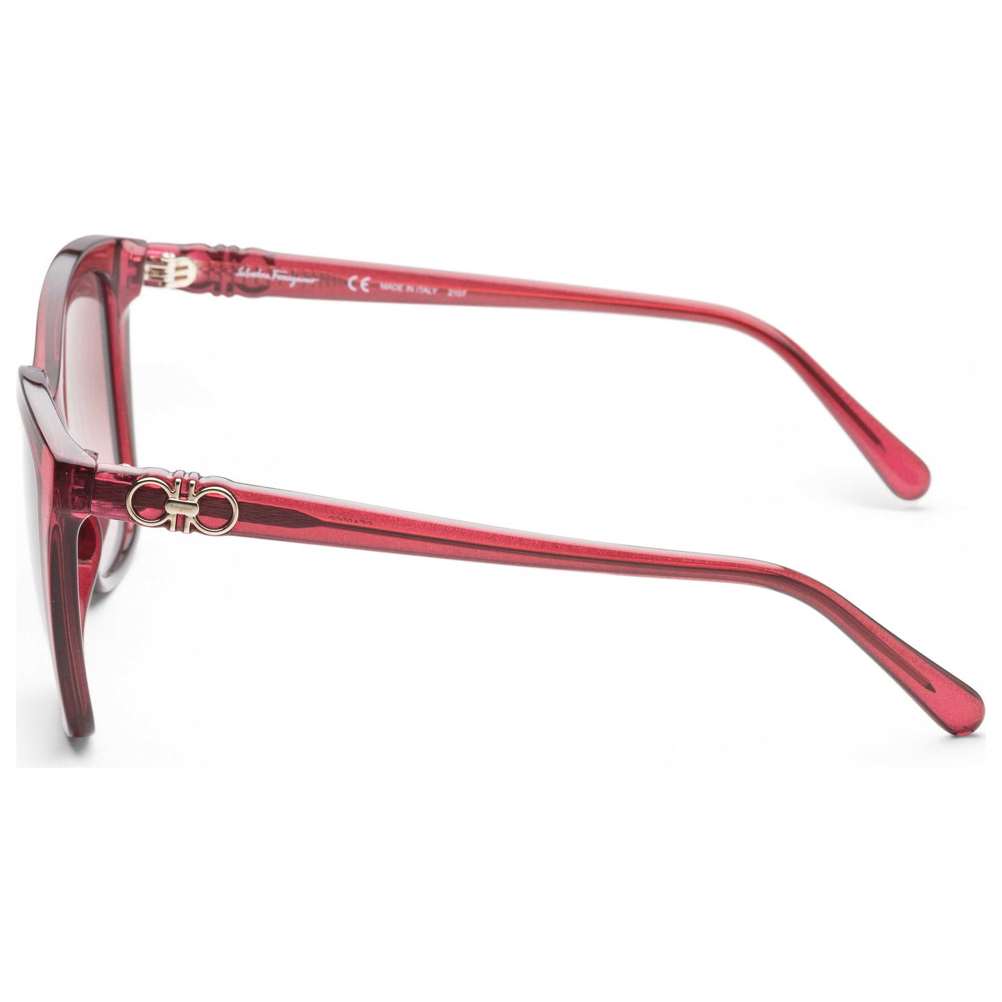 Left view of Ferragamo Fashion Women's Sunglasses SF1026S-655
