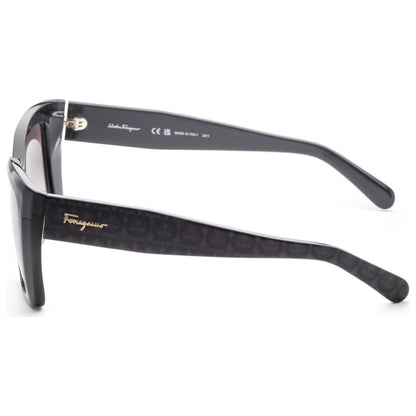 Left view of Ferragamo Fashion Women's Sunglasses SF1042S-001-55