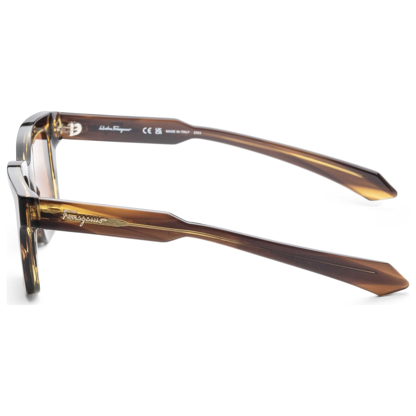 Left view of Ferragamo Fashion Men's Sunglasses SF1064S-319