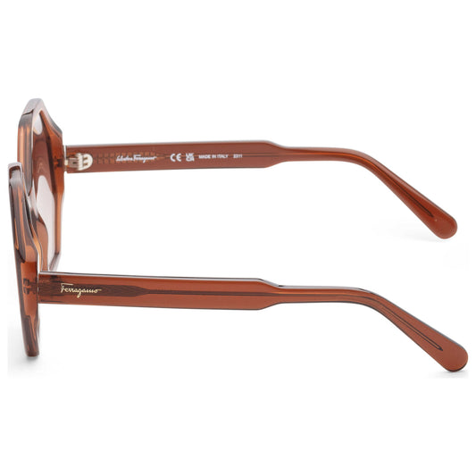 Left view of Ferragamo Fashion Women's Sunglasses SF1070S-210