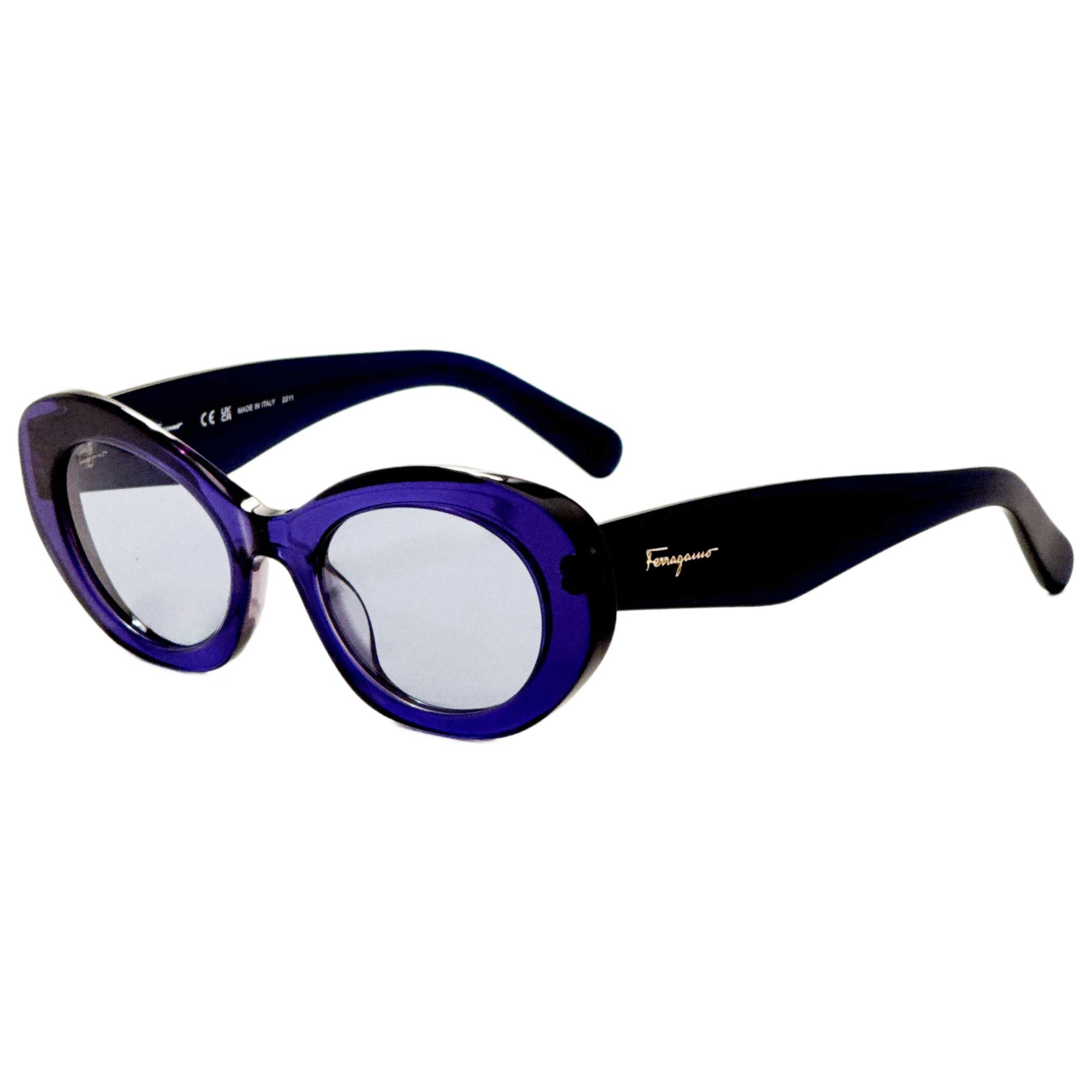Front view of Ferragamo Women's Sunglasses SF1080S-435-53